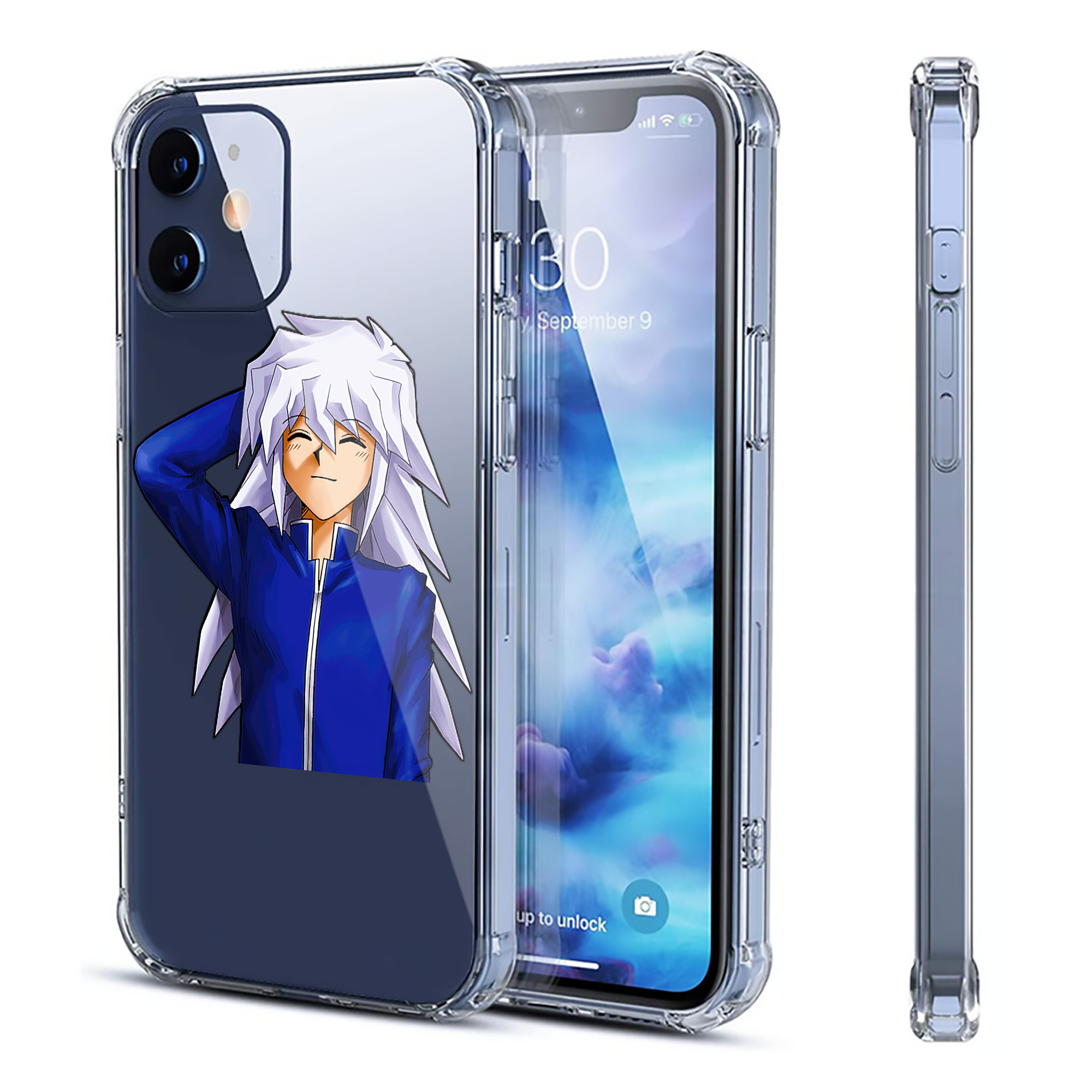 （画像用） 遊☆戯☆王 Yu-Gi-Oh! 【iPhone 12シリーズ対応】透明スマホケース（クリアソフトケース）